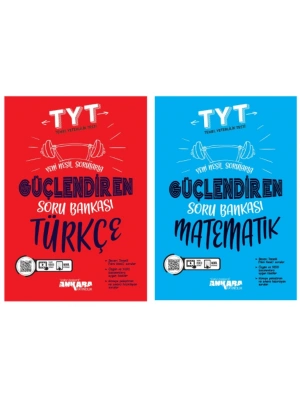 ANKARA YAYINCILIK TYT Türkçe - Matematik Güçlendiren Soru Bankası (2 Kitap)