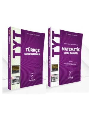 KAREKÖK YAYINLARI TYT TÜRKÇE - MATEMATİK SORU BANKASI (2 KİTAP)