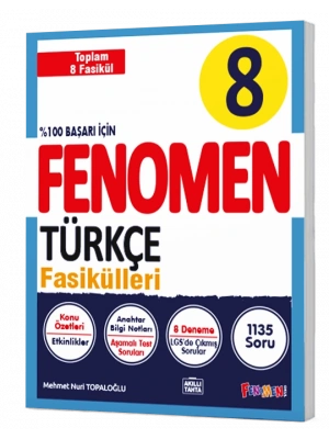 FENOMEN YAYINCILIK 8. Sınıf Türkçe Fasikül Seti (1-2-3-4-5-6-7-8. Sayılar)