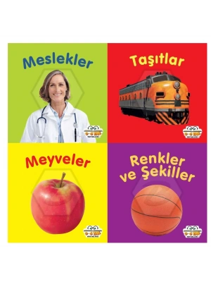 0-6 Yaş Yayınları Mini Karton Kitaplar (4 Kitap)