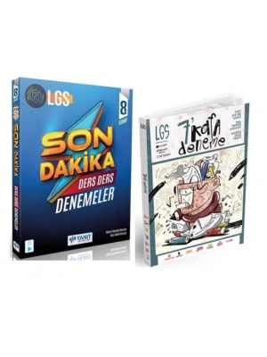YANIT YAYINLARI LGS 8. Sınıf Tüm Dersler Son Dakika Ders Ders Denemeleri + Süper Kitap 7 Kafa Deneme (2 KİTAP)
