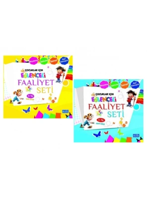 PARILTI YAYINCILIK Çocuklar için Eğlenceli Faaliyet Seti (2 Kitap)