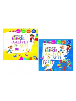 PARILTI YAYINCILIK Çocuklar için Eğlenceli Faaliyet Seti (2 Kitap)