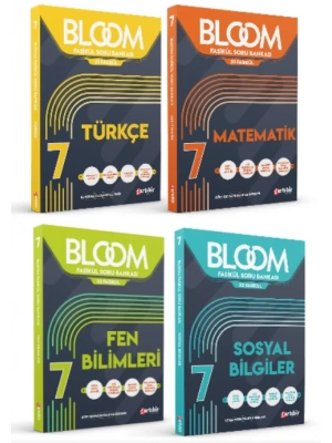 ARTIBİR YAYINLARI 7. Sınıf Bloom Türkçe + Matematik + Fen Bilimleri + Sosyal Bilgiler Fasikül Soru Bankası (4 Kitap)