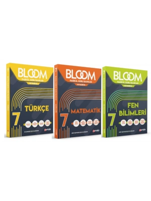 ARTIBİR YAYINLARI 7. Sınıf Bloom Türkçe + Matematik + Fen Bilimleri  Fasikül Soru Bankası (3 Kitap)