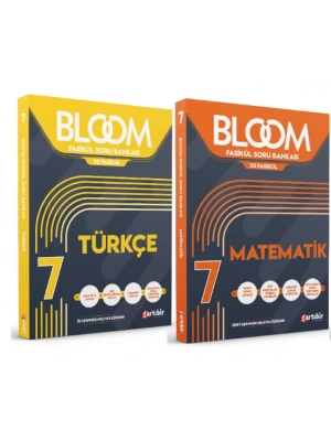 ARTIBİR YAYINLARI 7. Sınıf Bloom Türkçe + Matematik Fasikül Soru Bankası (2 Kitap)