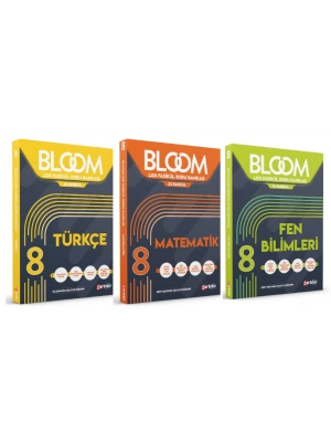 ARTIBİR YAYINLARI 8. Sınıf Bloom Türkçe + Matematik + Fen Bilimleri Fasikül Soru Bankası (3 Kitap)