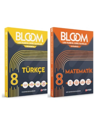 ARTIBİR YAYINLARI 8. Sınıf Bloom Türkçe + Matematik Fasikül Soru Bankası (2 Kitap)