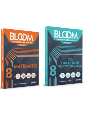 ARTIBİR YAYINLARI 8. Sınıf Bloom Matematik  + T.C. İnkılap Tarihi ve Atatürkçülük Fasikül Soru Bankası (2 Kitap)