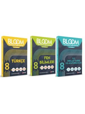 ARTIBİR YAYINLARI 8. Sınıf Bloom Türkçe + Fen Bilimleri + T.C. İnkılap Tarihi ve Atatürkçülük Fasikül Soru Bankası (3 Kitap)