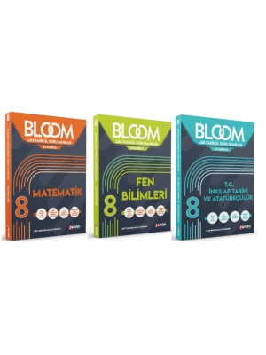 ARTIBİR YAYINLARI 8. Sınıf Bloom Matematik + Fen Bilimleri + T.C. İnkılap Tarihi ve Atatürkçülük Fasikül Soru Bankası (3 Kitap)