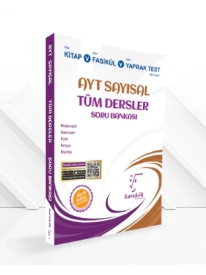 KAREKÖK YAYINLARI AYT SAYISAL TÜM DERSLER SORU BANKASI