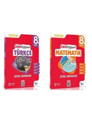 8.SINIF TÜRKÇE + MATEMATİK  SORU BANKASI SINAV KALİTESİNDE (2 KİTAP)
