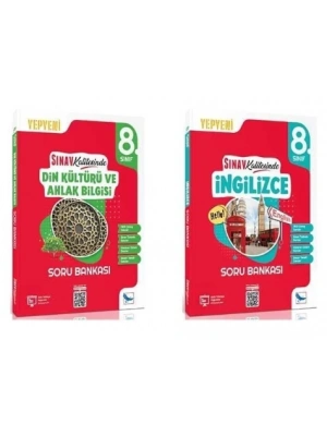 8.SINIF DİN KÜLTÜRÜ + İNGİLİZCE SORU BANKASI SINAV KALİTESİNDE (2 KİTAP)