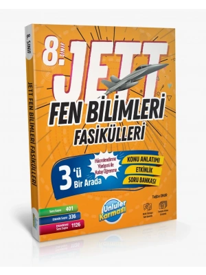 ÜNLÜLER KARMASI 8. sınıf Jett Fen Bilimleri Fasikülleri