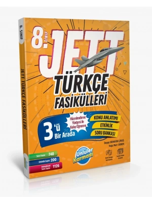 ÜNLÜLER KARMASI 8. Sınıf Jett Türkçe Fasikülleri