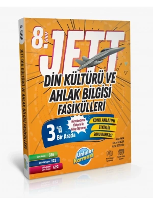 ÜNLÜLER KARMASI 8. Sınıf Jett Din Kültürü ve Ahlak Bilgisi Fasikülleri