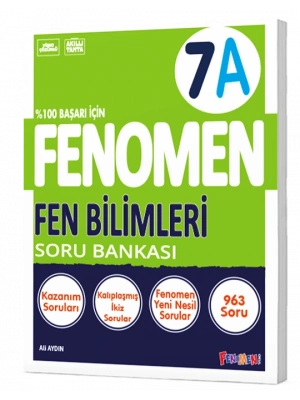 FENOMEN YAYINLARI 7 Fen Bilimleri A Soru Bankası