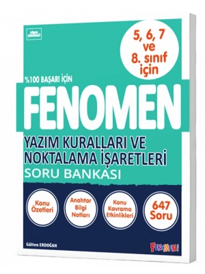 FENOMEN YAYINLARI Yazım Kuralları Ve Noktalama İşaretleri Soru Bankası