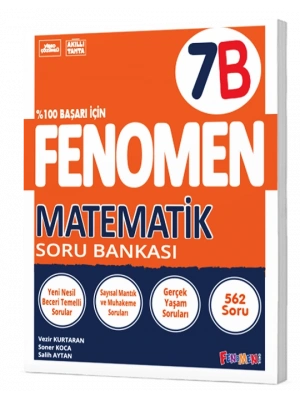 FENOMEN YAYINLARI 7 Matematik B Soru Bankası