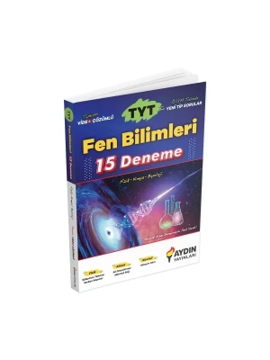 AYDIN YAYINLARI TYT Fen Bilimleri 15 Deneme