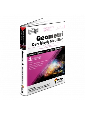 AYDIN YAYINLARI Üniversiteye Hazırlık TYT - AYT Geometri Ders İşleyiş Modülleri