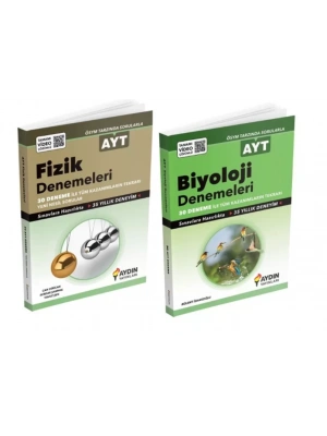 AYDIN YAYINLARI AYT FİZİK + BİYOLOJİ DENEMELERİ