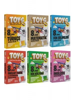 İsem Yayıncılık 8. Sınıf TOYS Tüm Dersler Soru Bankası Seti