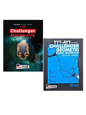 TYT CHALLENGER MATEMATİK + TYT-AYT CHALLENGER GEOMETRİ SORU BANKASI / YÜKSEK DERECE HEDEFLEYENLER İÇİN…