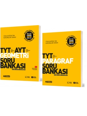 HIZ YAYINLARI TYT - AYT GEOMETRİ + TYT PARAGRAF SORU BANKASI