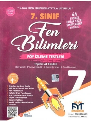 FİT YAYINLARI 7. Sınıf Fen Bilimleri Föy İzleme Testleri 44 Fasikül