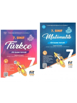 FİT YAYINLARI 7. Sınıf Türkçe + Matematik Föy İzleme Testleri