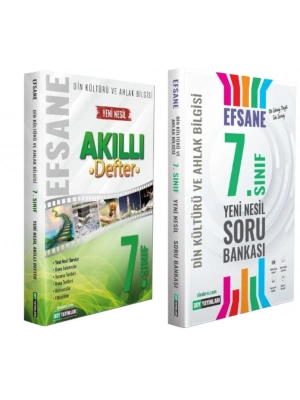DDY YAYINLARI 7.Sınıf Din Kültürü ve Ahlak Bilgisi Efsane Akıllı Defter + Soru Bankası