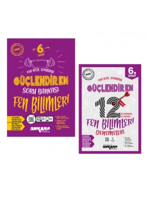 ANKARA YAYINCILIK 6. Sınıf Fen Bilimleri Güçlendiren Soru Bankası + 12 Deneme