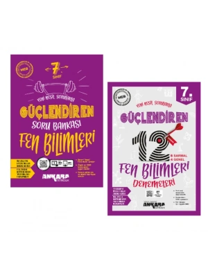 ANKARA YAYINCILIK 7. Sınıf Fen Bilimleri Güçlendiren Soru Bankası + Güçlendiren 12 Deneme