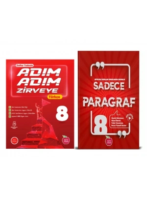 NEWTON YAYINLARI 8.SINIF ADIM ADIM ZİRVEYE TÜRKÇE+PARAGRAF SORU BANKASI