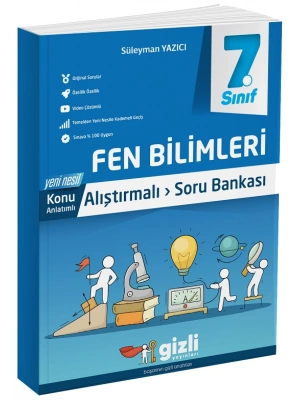 Gizli Yayınları 7. Sınıf Fen Bilimleri Konu Anlatımlı Soru Bankası