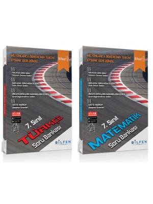 BİLFEN YAYINCILIK 7. SINIF BİLTEST TÜRKÇE+MATEMATİK SORU BANKASI