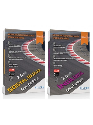 BİLFEN YAYINCILIK 7. SINIF BİLTEST SOSYAL BİLGİLER+İNGİLİZCE SORU BANKASI