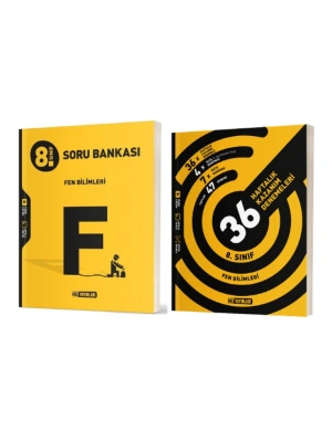 HIZ YAYINLARI 8. Sınıf Fen Bilimleri Soru Bankası + 36 Haftalık Deneme