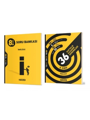 HIZ YAYINLARI 8. Sınıf İngilizce Soru Bankası + 36 Haftalık Deneme