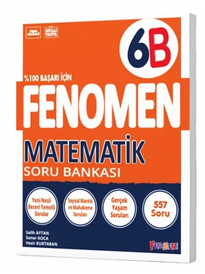 FENOMEN YAYINLARI 6 Matematik B Soru Bankası