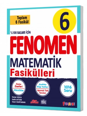 FENOMEN YAYINLARI 6 Matematik Fasikül Seti