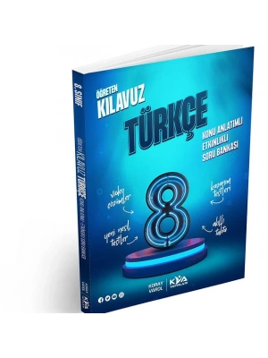 KORAY VAROL YAYINLARI 8. SINIF ÖĞRETEN KILAVUZ TÜRKÇE KONU ANLATIMLI ETKİNLİKLİ SORU BANKASI
