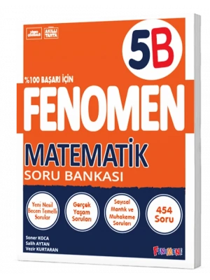 FENOMEN YAYINLARI 5 Matematik B Soru Bankası