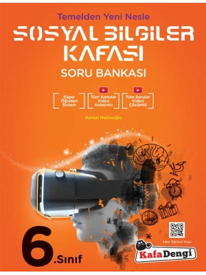 KAFA DENGİ YAYINLARI 6. Sınıf Sosyal Bilgiler Soru Bankası | Sosyal Bilgiler Kafası