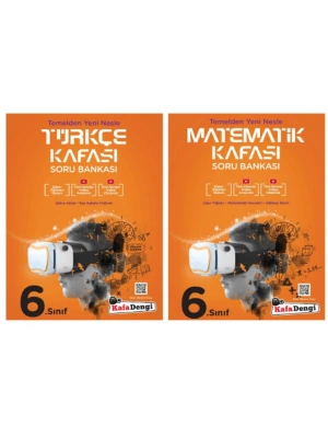 KAFA DENGİ YAYINLARI 6. Sınıf Türkçe + Matematik Kafası Soru Bankası
