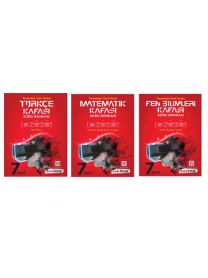 KAFA DENGİ YAYINLARI 7. Sınıf Türkçe + Matematik + Fen Bilimleri Kafası Soru Bankası