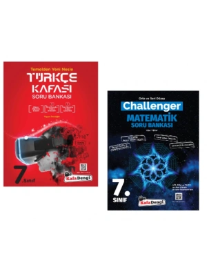 KAFA DENGİ YAYINLARI 7. Sınıf Türkçe Kafası + Matematik Challenger Soru Bankası