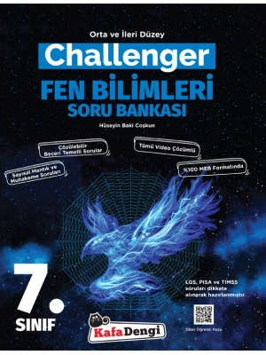 KAFA DENGİ YAYINLARI 7. Sınıf Fen Bilimleri Challenger Soru Bankası